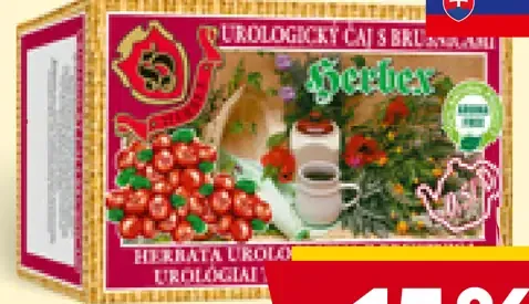 Herbex urologický čaj s brusnicami