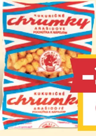 Miva kukuričné chrumky arašídové