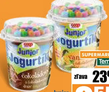 Junior Jogurtik s čokoládovým dražé