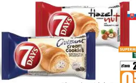 7 Days croissant 2 druhy