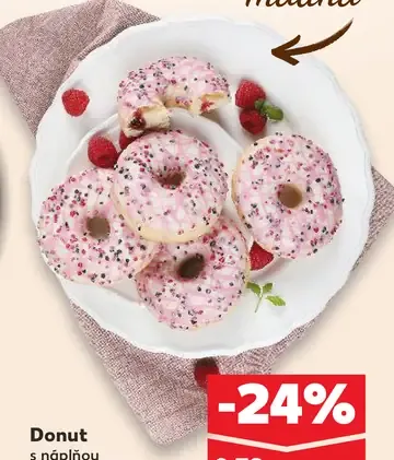 Donut s náplňou Raspberry Cheesecake Sensation