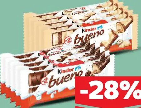Kinder Bueno plnené oblátky