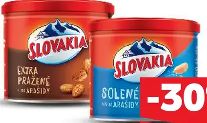 Slovakia Arašidy pražené solenés