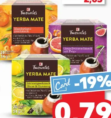 Favorites Čaj maté