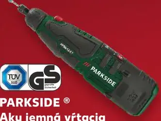 Parkside Aku jemná vŕtacia brúška PFBS 12 C7