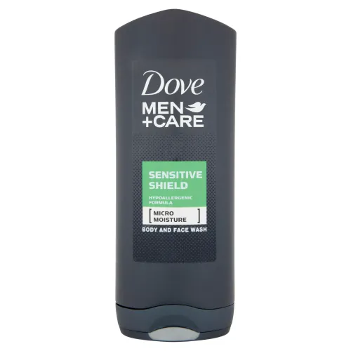 Dove Men+Care Sensitive shield sprchovací gél na telo a tvár pre mužov