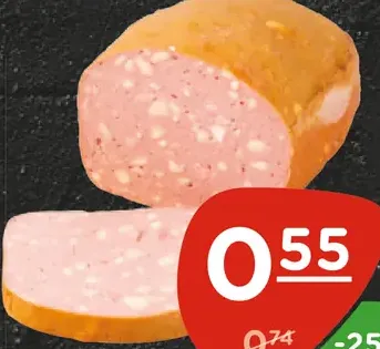 Kostelecké uzeniny sekaná bavorská so syrom