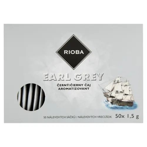 Rioba Earl Grey čierny čaj aromatizovaný 50 x