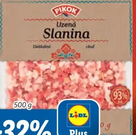 Pikok Údená slanina krájaná