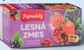 Popradský čaj s príchuťou lesnej zmesi