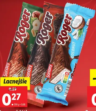 Sondey Roger oblátky