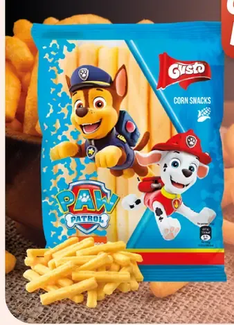 Gusto Paw Patrol kukuričné tyčinky