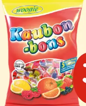 Woogie Žuvacie ovocné cukríky