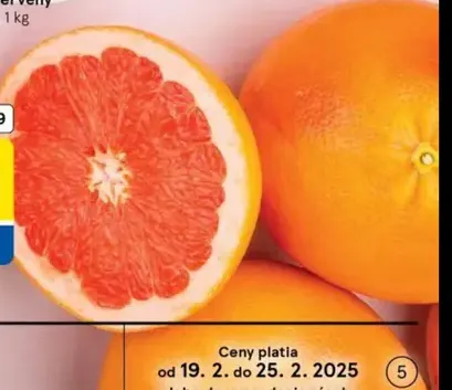 Grapefruit červený