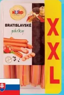 Nord bratislavské párky XXL