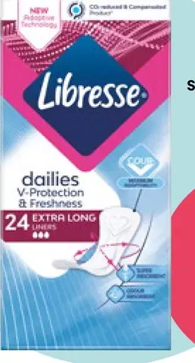 Libresse Extra Long slipové intímne vložky