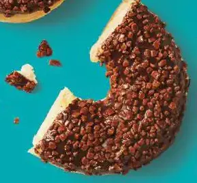 Donut poliaty mliečnou čokoládou