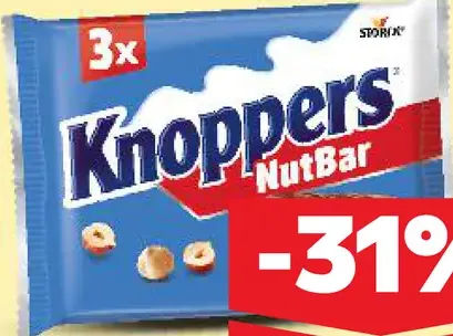 Knoppers NutBar čokoládové tyčinky