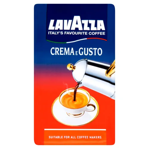 Lavazza Crema e Gusto mletá káva vybraná zmes