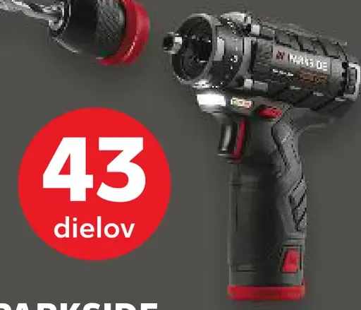 Parkside Performance Aku vŕtací skrutkovač PABSP 20-Li C4