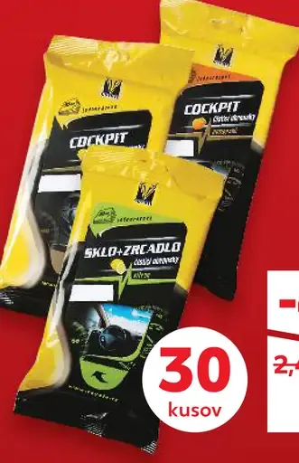 Coyote Cockpit čistiace obrúsky