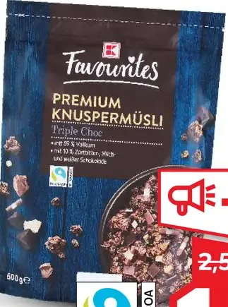 Favorites Müsli čokoládové