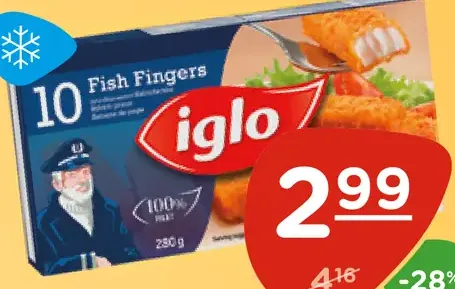 IGLO rybie tyčinky