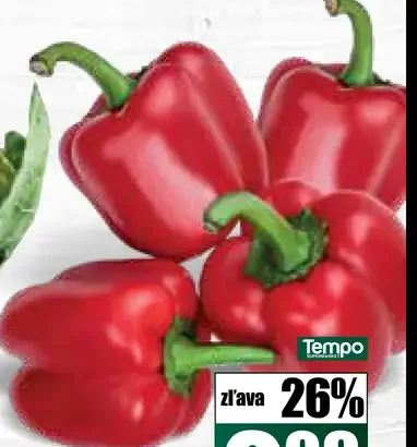 Paprika zeleninová červená