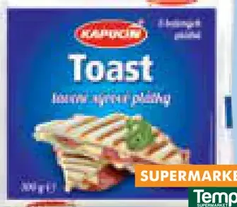 Kapučin toast plátkový syr