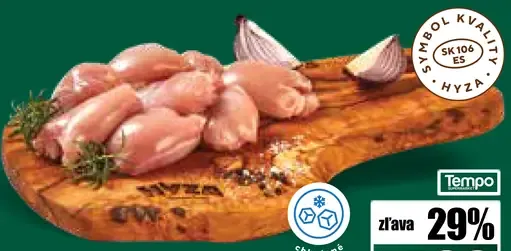 Kuracie stehná bez kosti a kože chladené