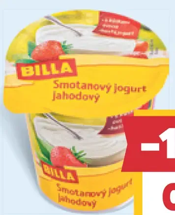BILLA Smotanový jogurt