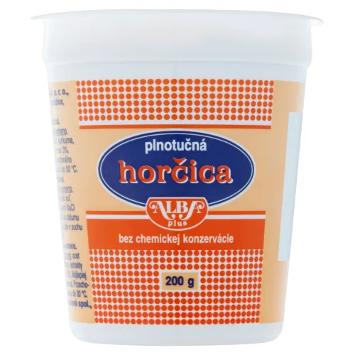 Alba Plus Horčica plnotučná