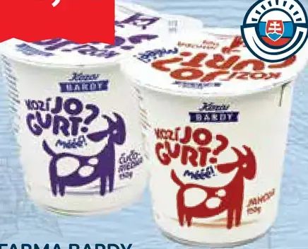 FARMA BARDY kozi jogurt ochutený