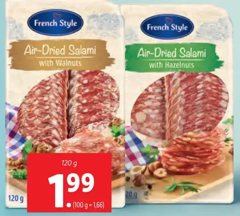 French Style Saláma s orechmi