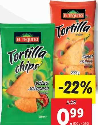 El Tequito Tortilla lupienky