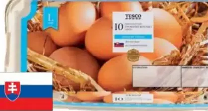 Tesco vajcia podstielkový chov