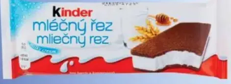 Ferrero Kinder mliečny rez