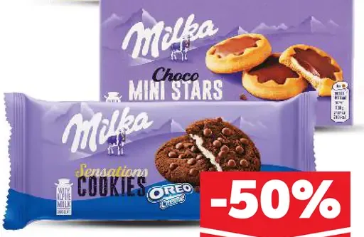 Milka Sušienky Mini Stars a Cookies