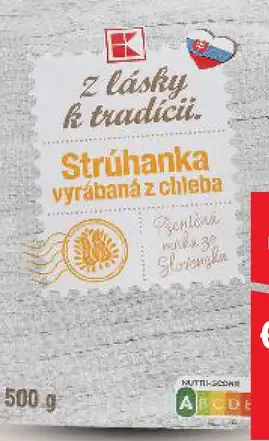 K-Classic Strúhanka vyrábaná z chleba