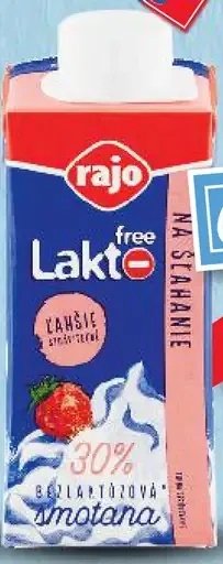 Rajo Trvanlivá smotana na šľahanie 30%