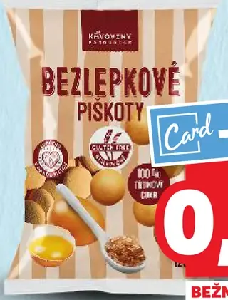 Bezlepkové Piškóty
