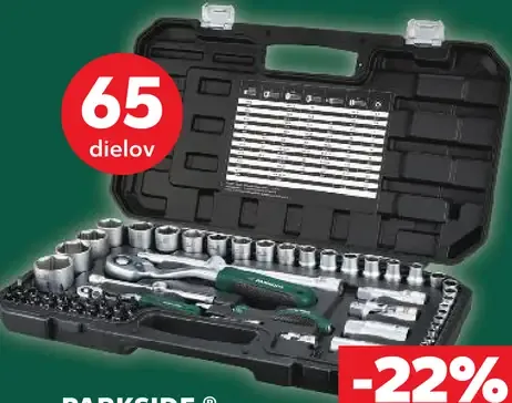 Parkside Súprava nástrčných kľúčov