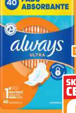 Always Ultra Normal hygienické vložky