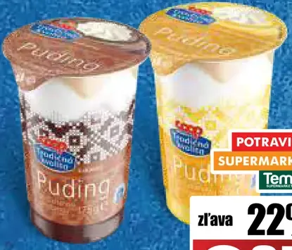 Tradícia kvalita Puding so šľahačkou