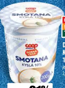 COOP Kyslá smotana 10%