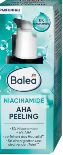 Balea Niacinamide AHA pleťový píling