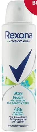 Rexona MotionSense dámsky antiperspirant v spreji