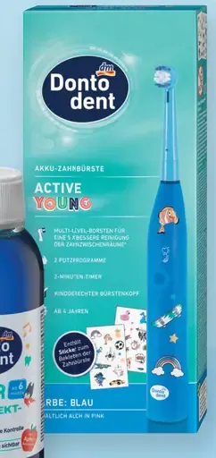 Dontodent ACTIVE YOUNG detská elektrická zubná kefka
