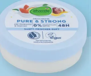 Alverde NATURKOSMETIK PURE & STRONG tuhý krémový dezodorant