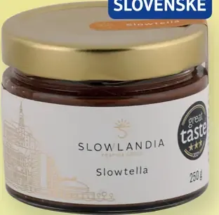 Slowlandia Slowtella lieskovcová nátierka